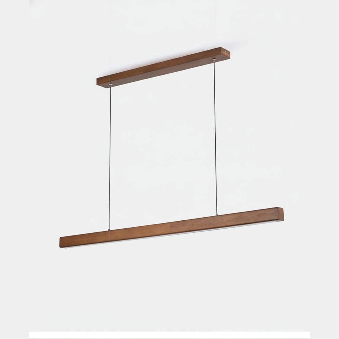 Suspension Linéaire en Bois Design Moderne