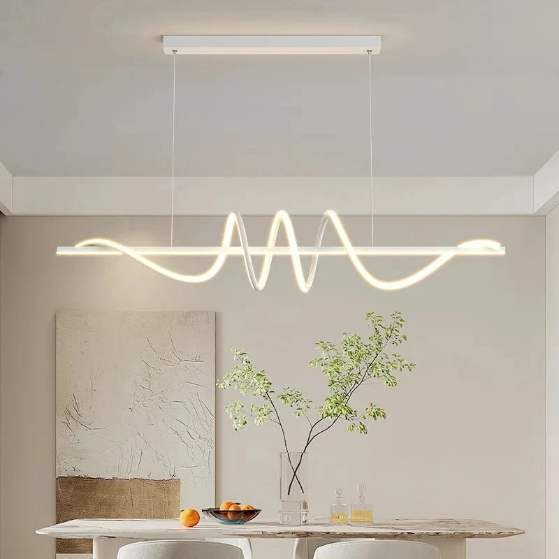 Suspension Linéaire en Métal Design Moderne