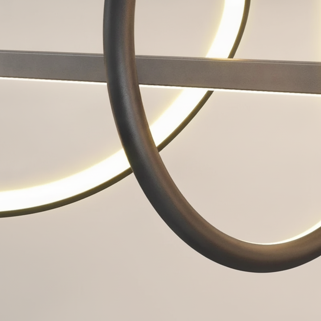 Suspension Linéaire en Métal Design Moderne