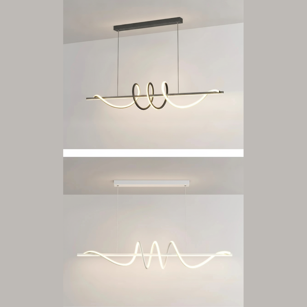 Suspension Linéaire en Métal Design Moderne
