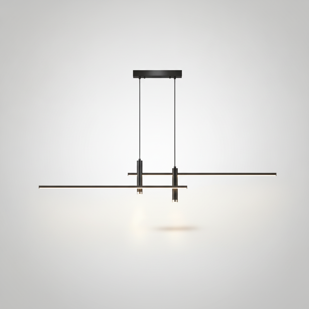 Suspension Linéaire en Métal Design Moderne