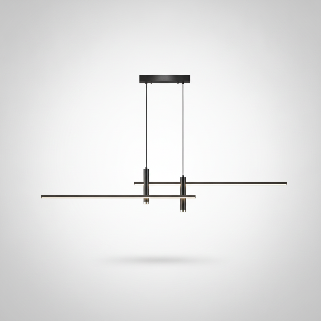 Suspension Linéaire en Métal Design Moderne