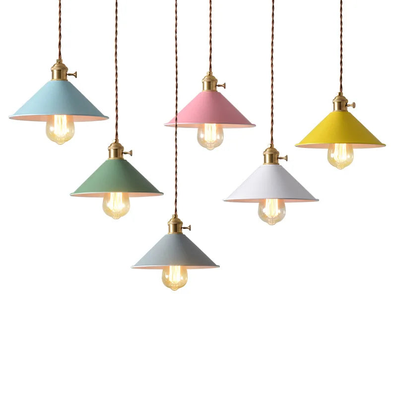Suspension Macaron en Métal Design Nordique