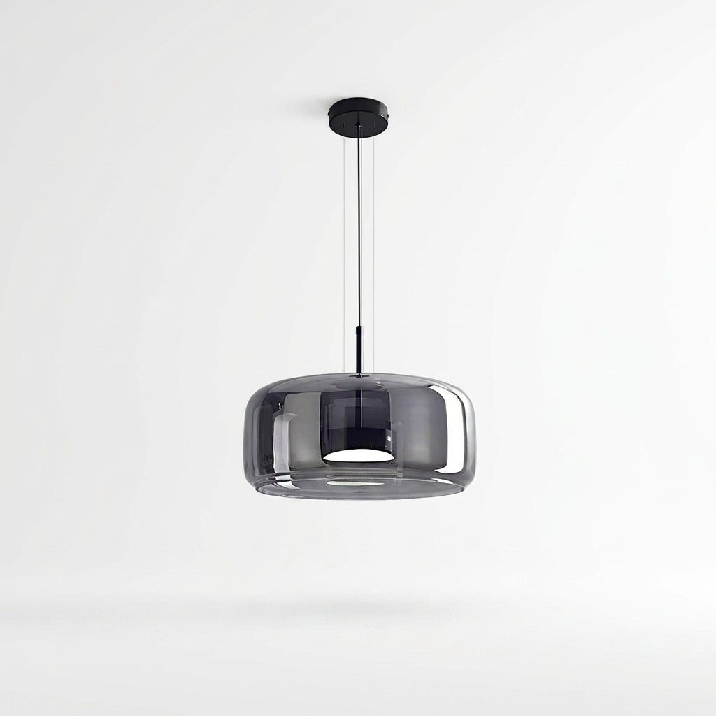 Suspension Moderne en Verre et Métal