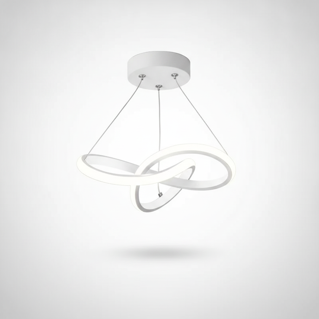 Suspension Nuage en Métal Design Épuré
