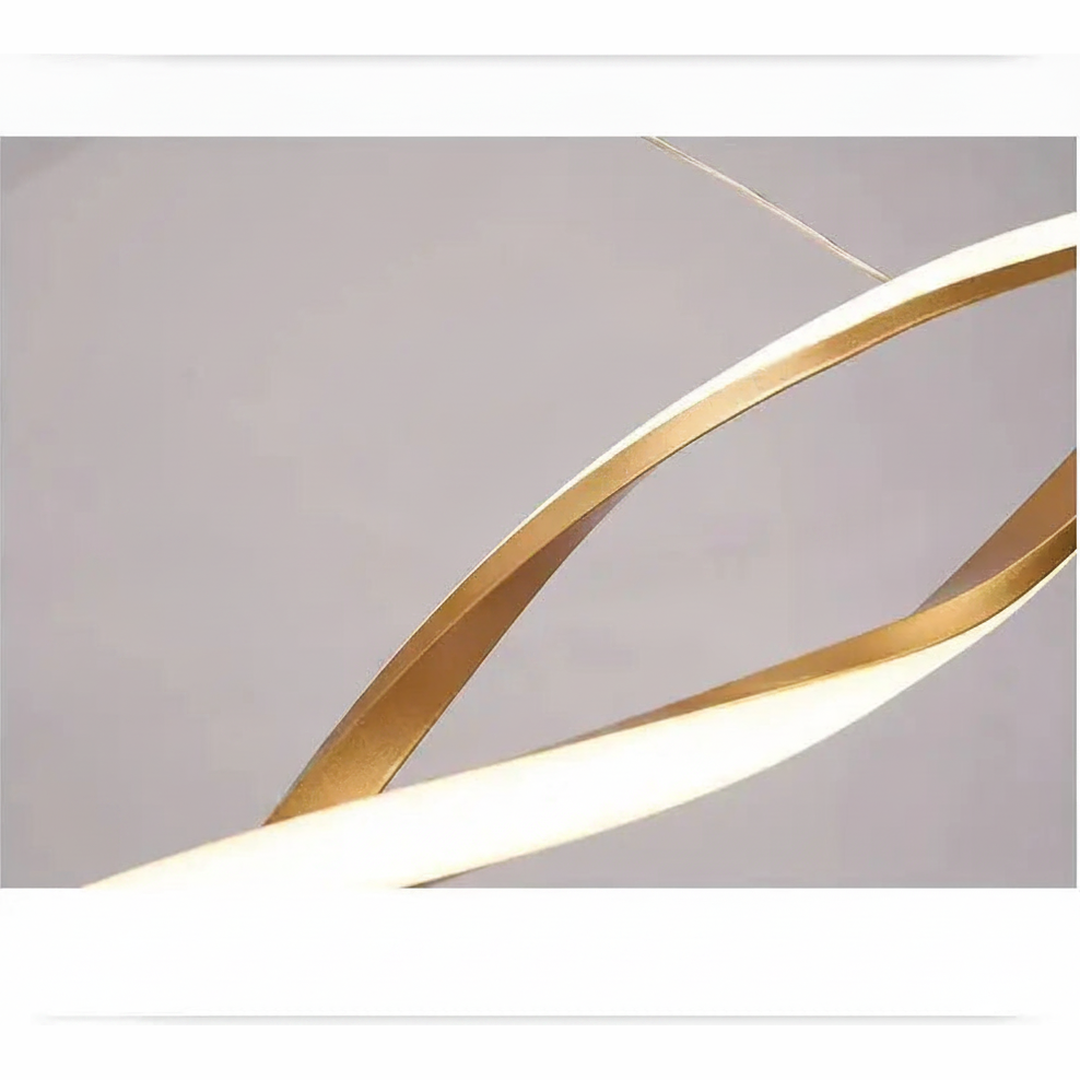 Suspension Ondulée en Aluminium Design Moderne