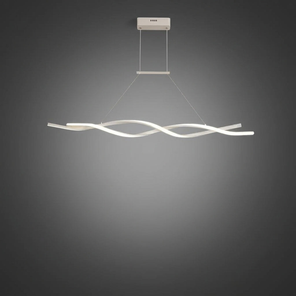 Suspension Ondulée en Aluminium Design Moderne