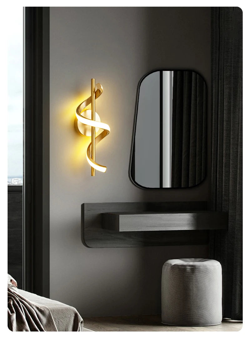 Suspension Ondulée en Métal Design Moderne