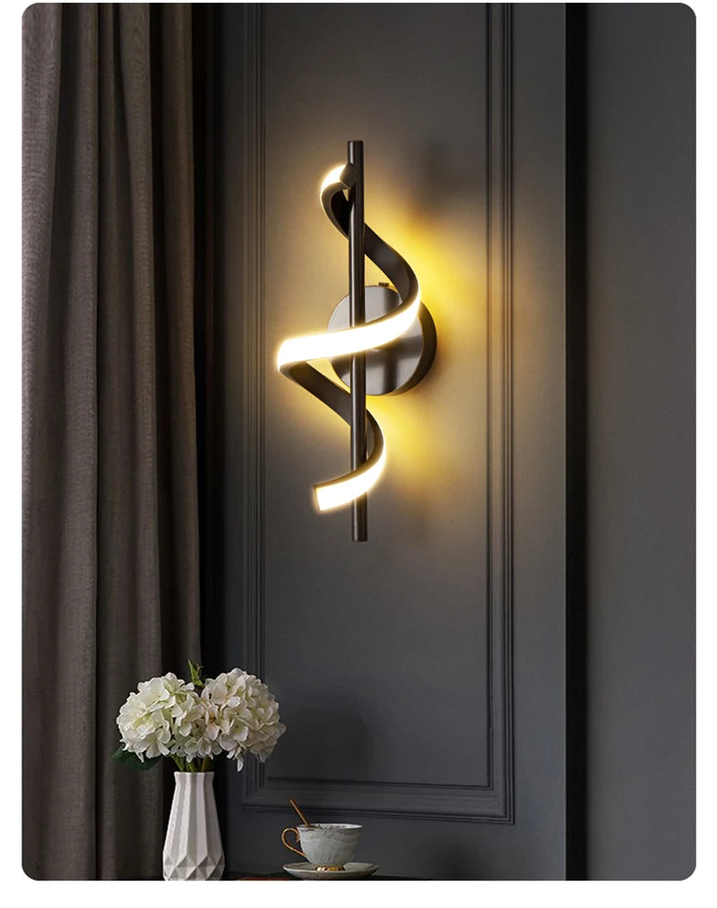 Suspension Ondulée en Métal Design Moderne