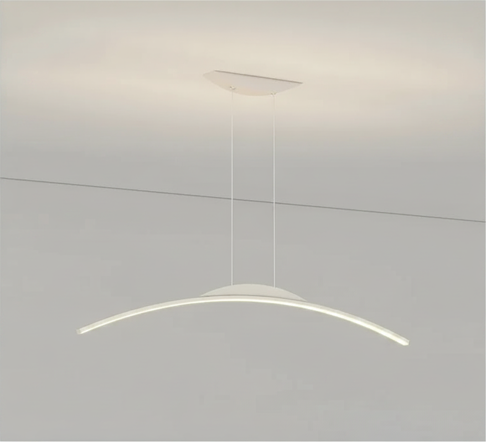 Suspension Ondulée en Métal Design Moderne