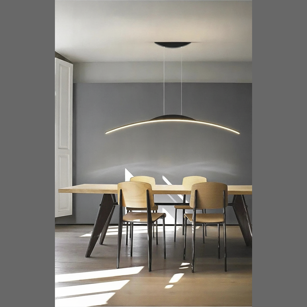 Suspension Ondulée en Métal Design Moderne