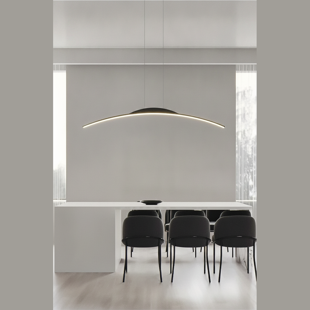 Suspension Ondulée en Métal Design Moderne