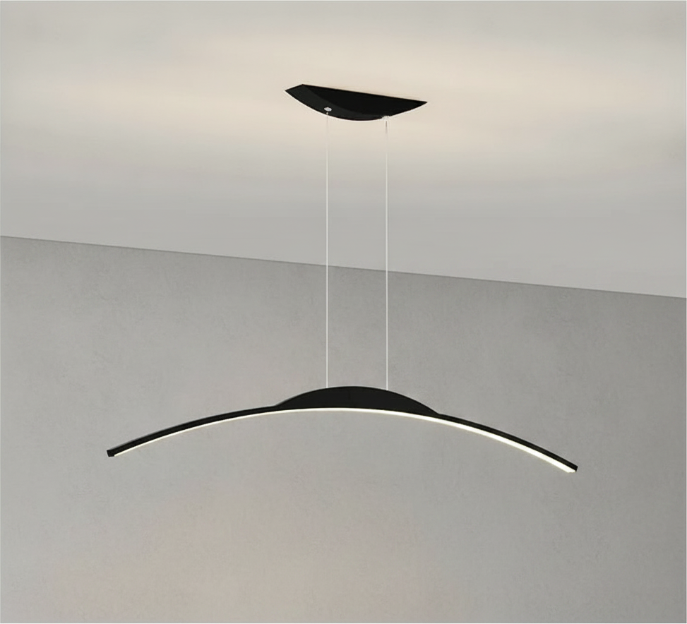 Suspension Ondulée en Métal Design Moderne