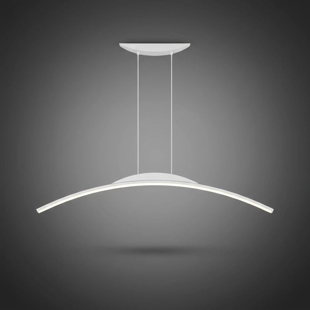 Suspension Ondulée en Métal Design Moderne