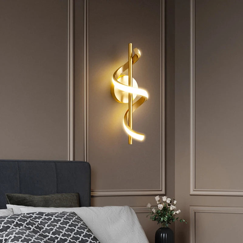 Suspension Ondulée en Métal Design Moderne