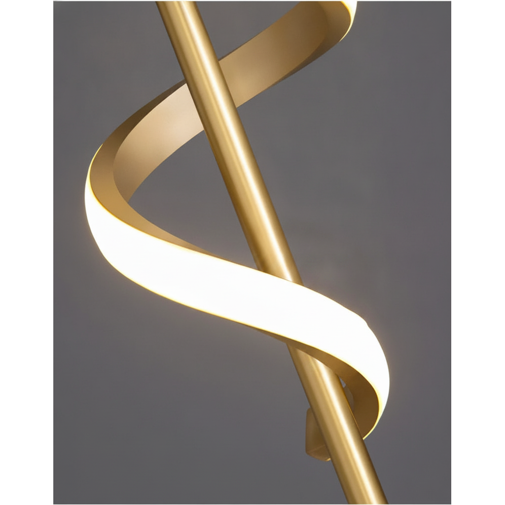 Suspension Ondulée en Métal Design Moderne
