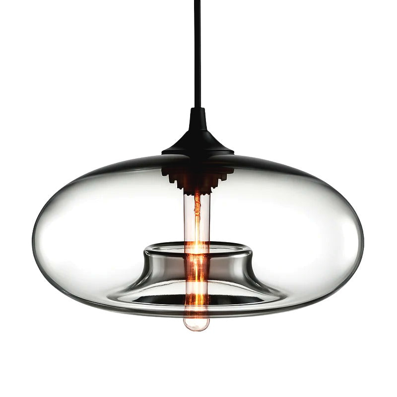 Suspension Ovale en Verre Ball Design Image