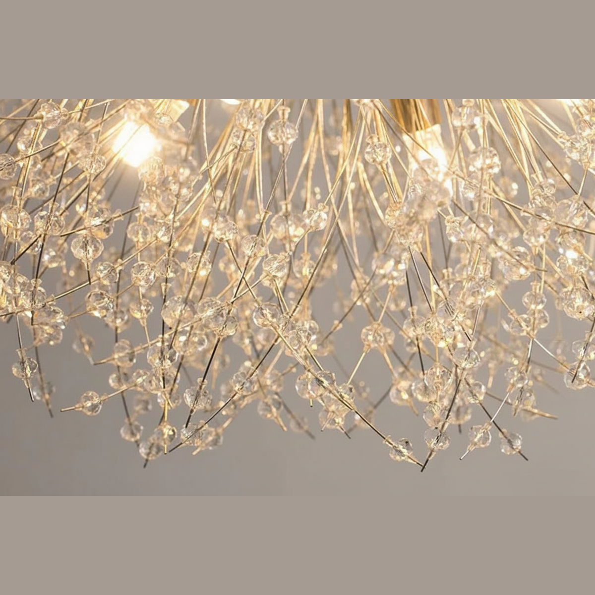 Suspension Pissenlit en Cristal Design Moderne