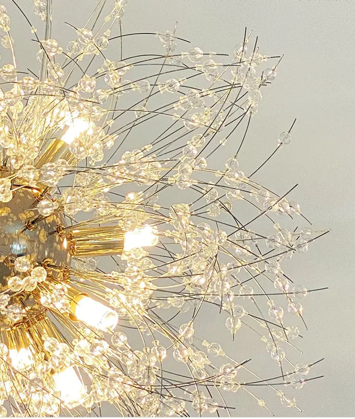 Suspension Pissenlit en Cristal Design Moderne