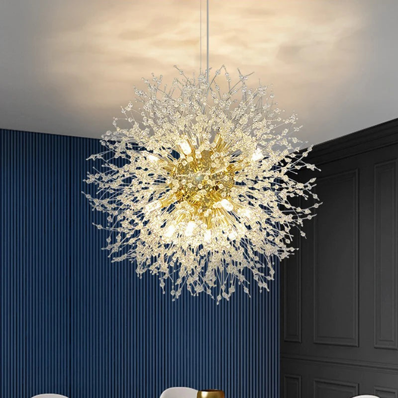 Suspension Pissenlit en Cristal Design Moderne