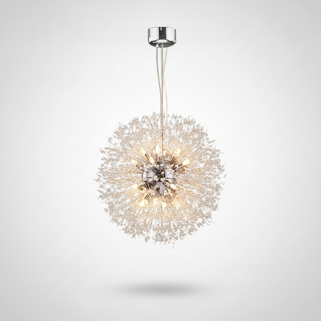 Suspension Pissenlit en Cristal Design Moderne