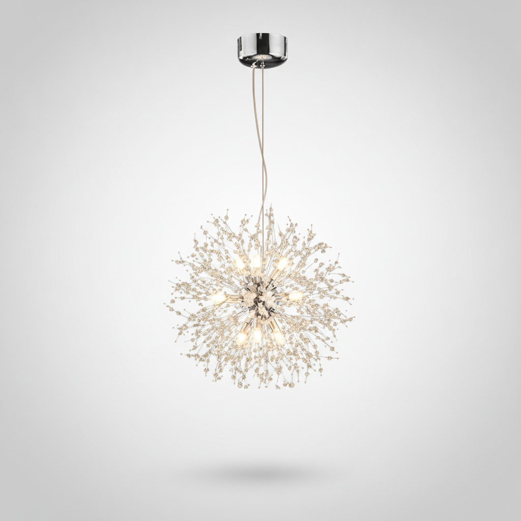 Suspension Pissenlit en Cristal Design Moderne