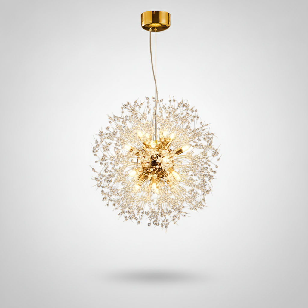 Suspension Pissenlit en Cristal Design Moderne