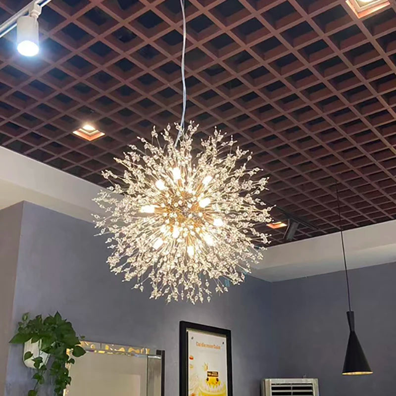 Suspension Pissenlit en Cristal Design Moderne