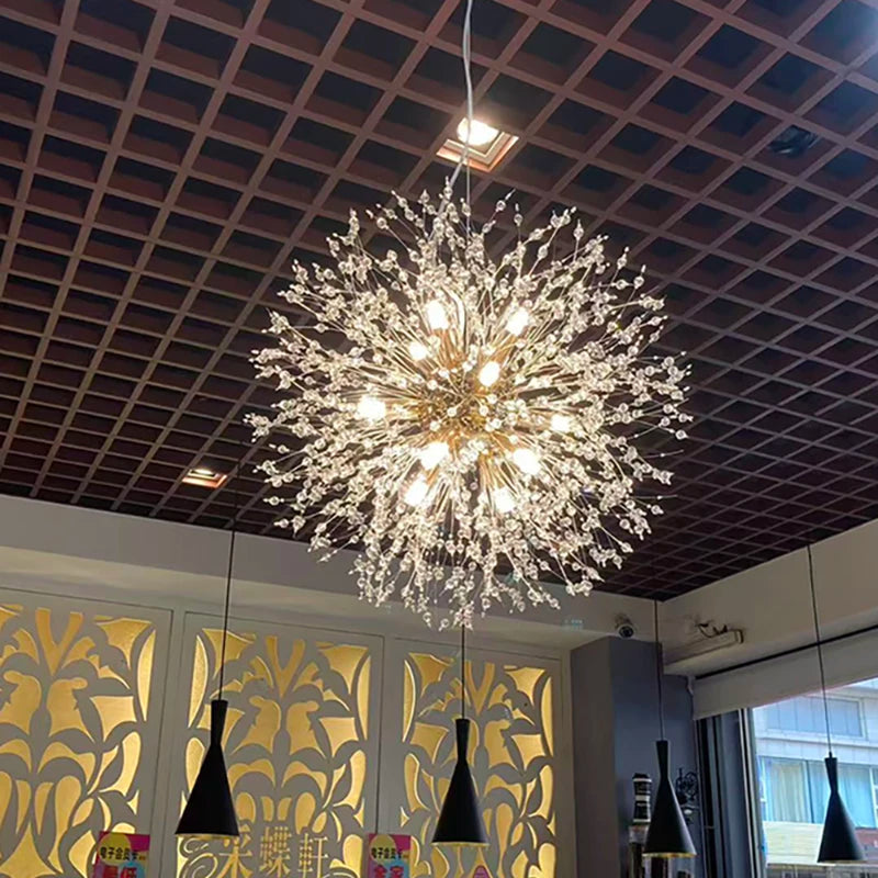 Suspension Pissenlit en Cristal Design Moderne
