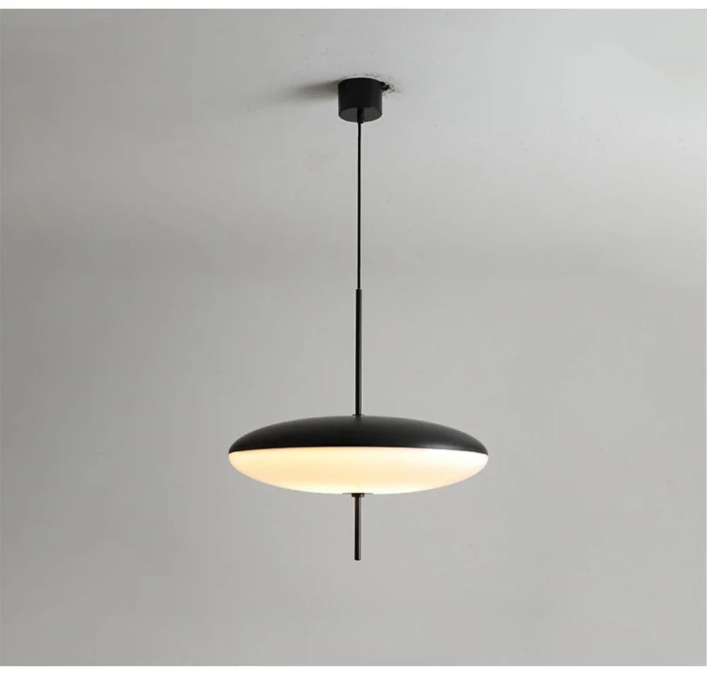 Suspension Soucoupe en Métal à LED