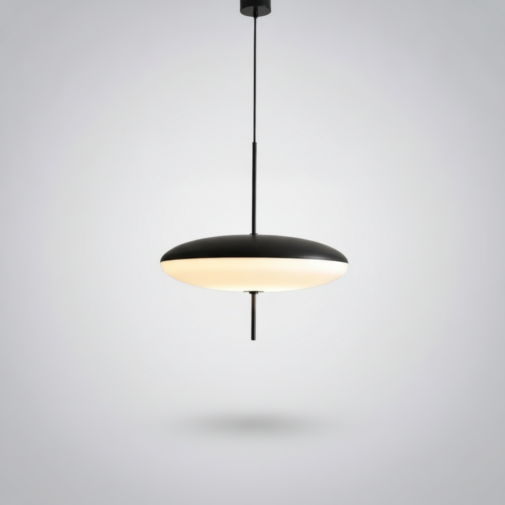 Suspension Soucoupe en Métal à LED