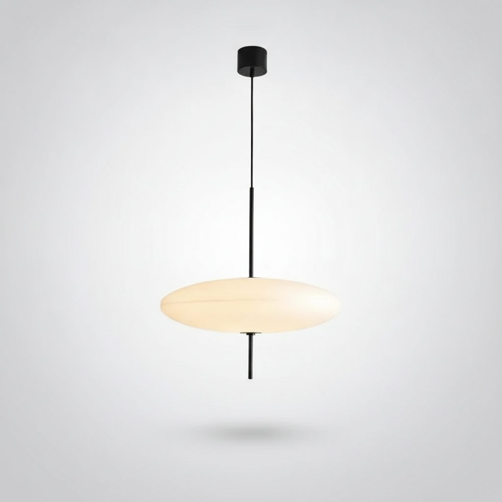 Suspension Soucoupe en Métal à LED