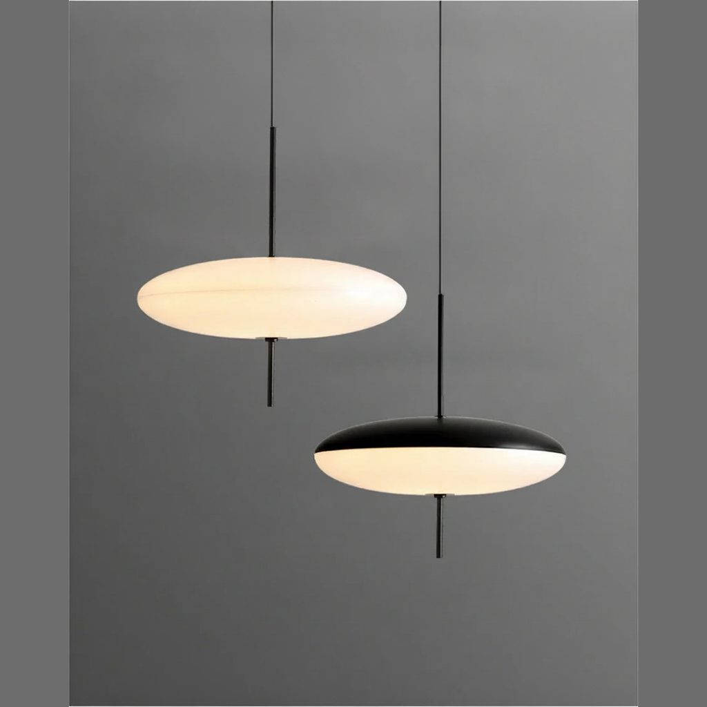 Suspension Soucoupe en Métal à LED