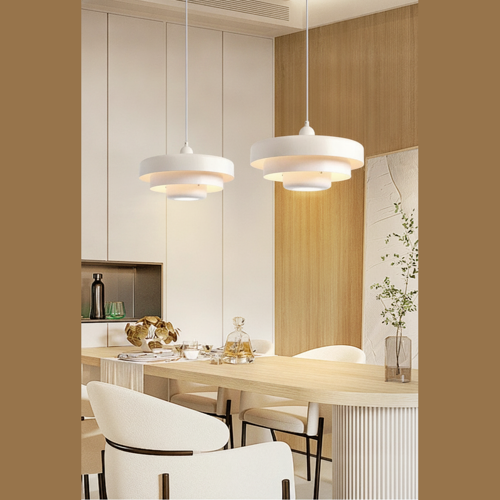 Suspension Soucoupe en Métal Design Rétro