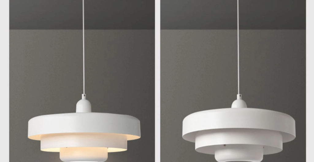 Suspension Soucoupe en Métal Design Rétro