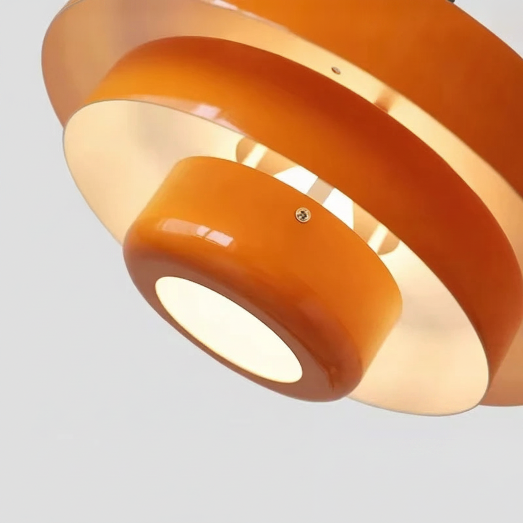 Suspension Soucoupe en Métal Design Rétro