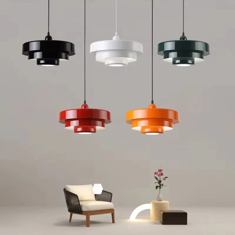 Suspension Soucoupe en Métal Design Rétro
