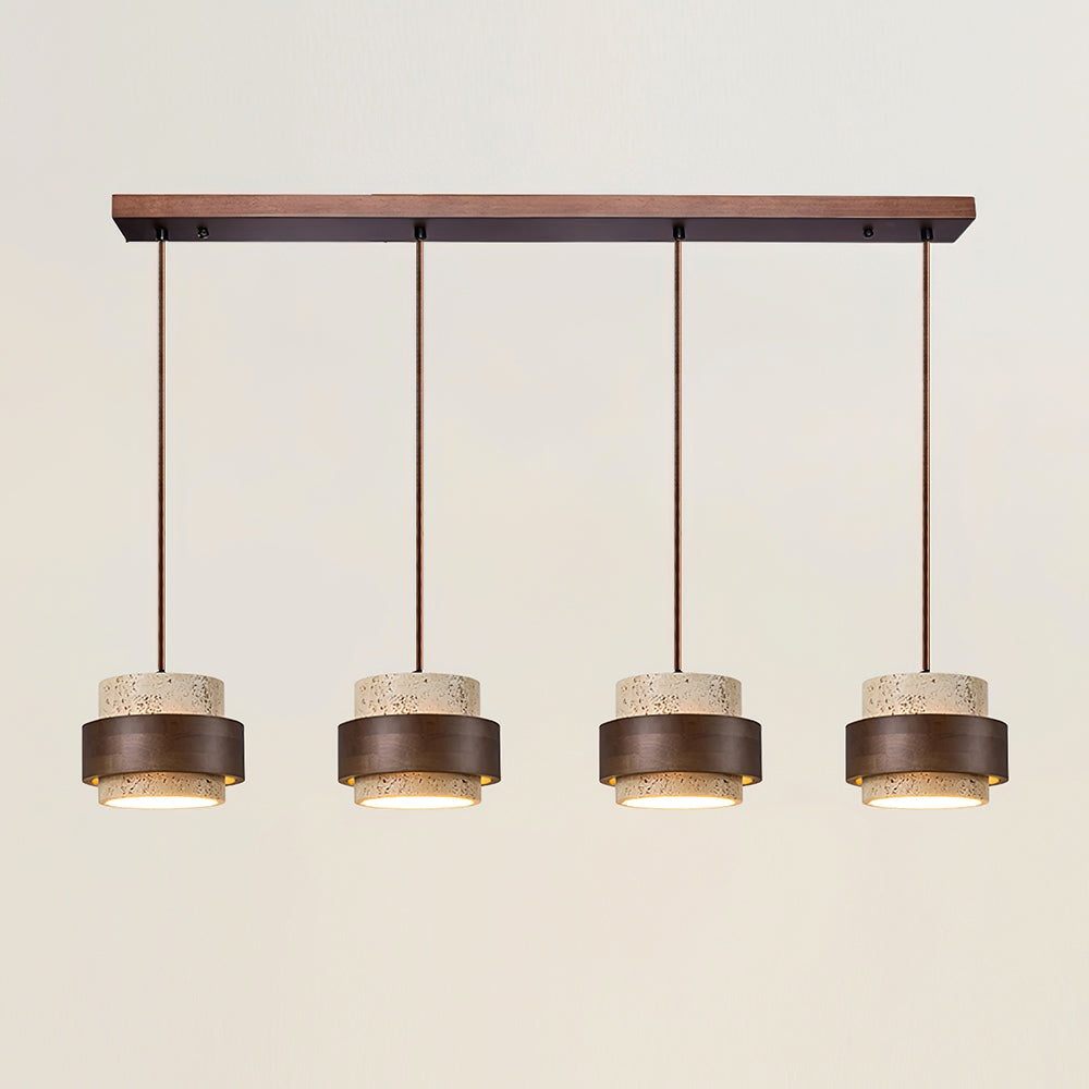 Suspension travertin pierre naturelle multi configurations