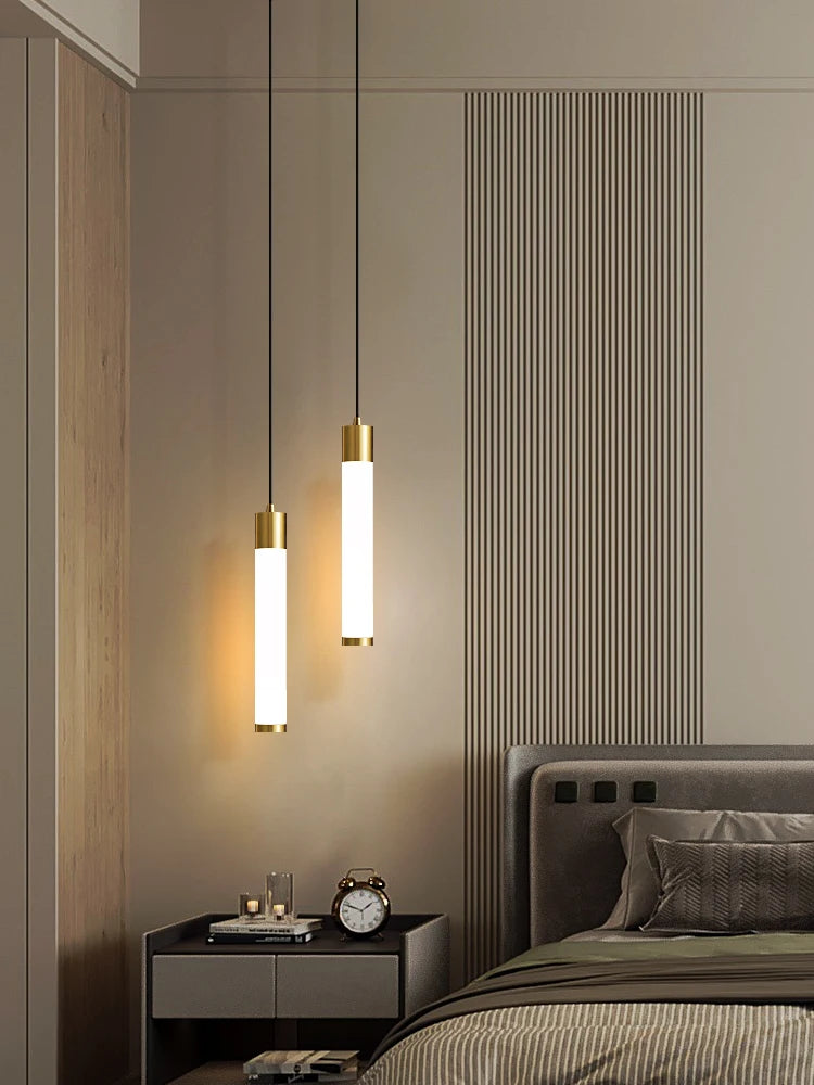 Suspension Tube en Aluminium Design Minimaliste Image
