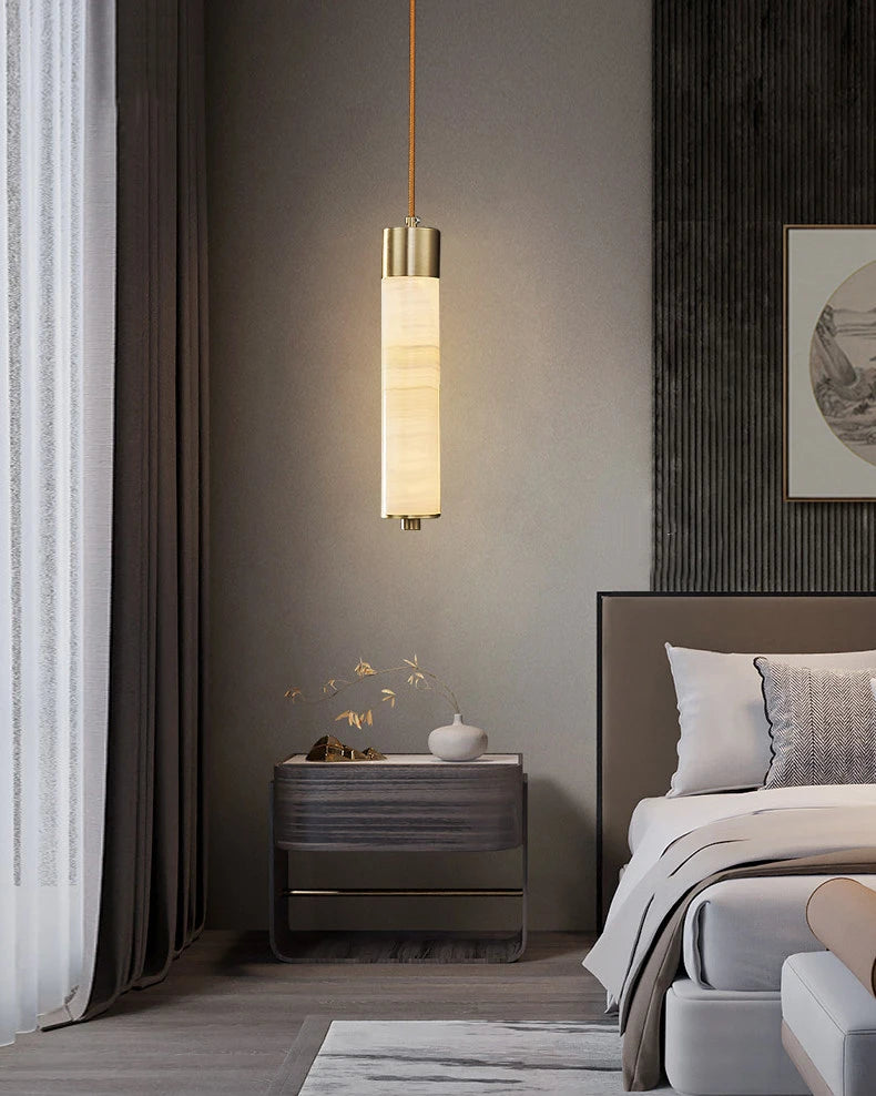 Suspension Tube en Aluminium Design Minimaliste