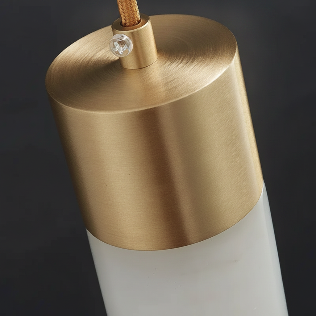 Suspension Tube en Aluminium Design Minimaliste