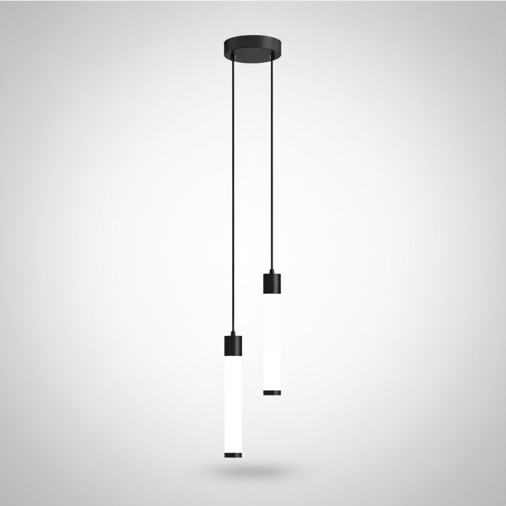 Suspension Tube en Aluminium Design Minimaliste