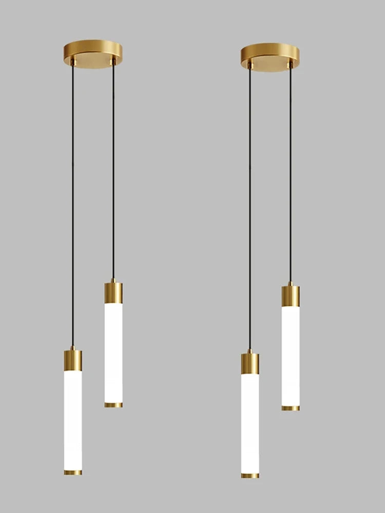 Suspension Tube en Aluminium Design Minimaliste