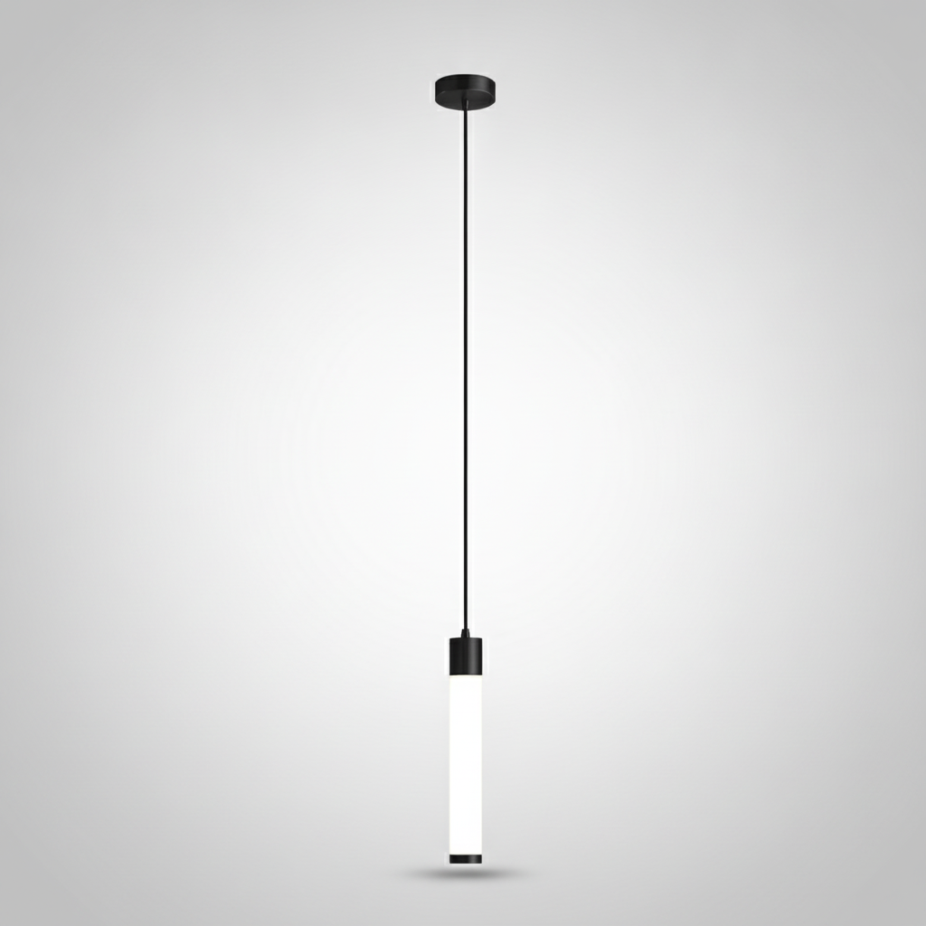 Suspension Tube en Aluminium Design Minimaliste