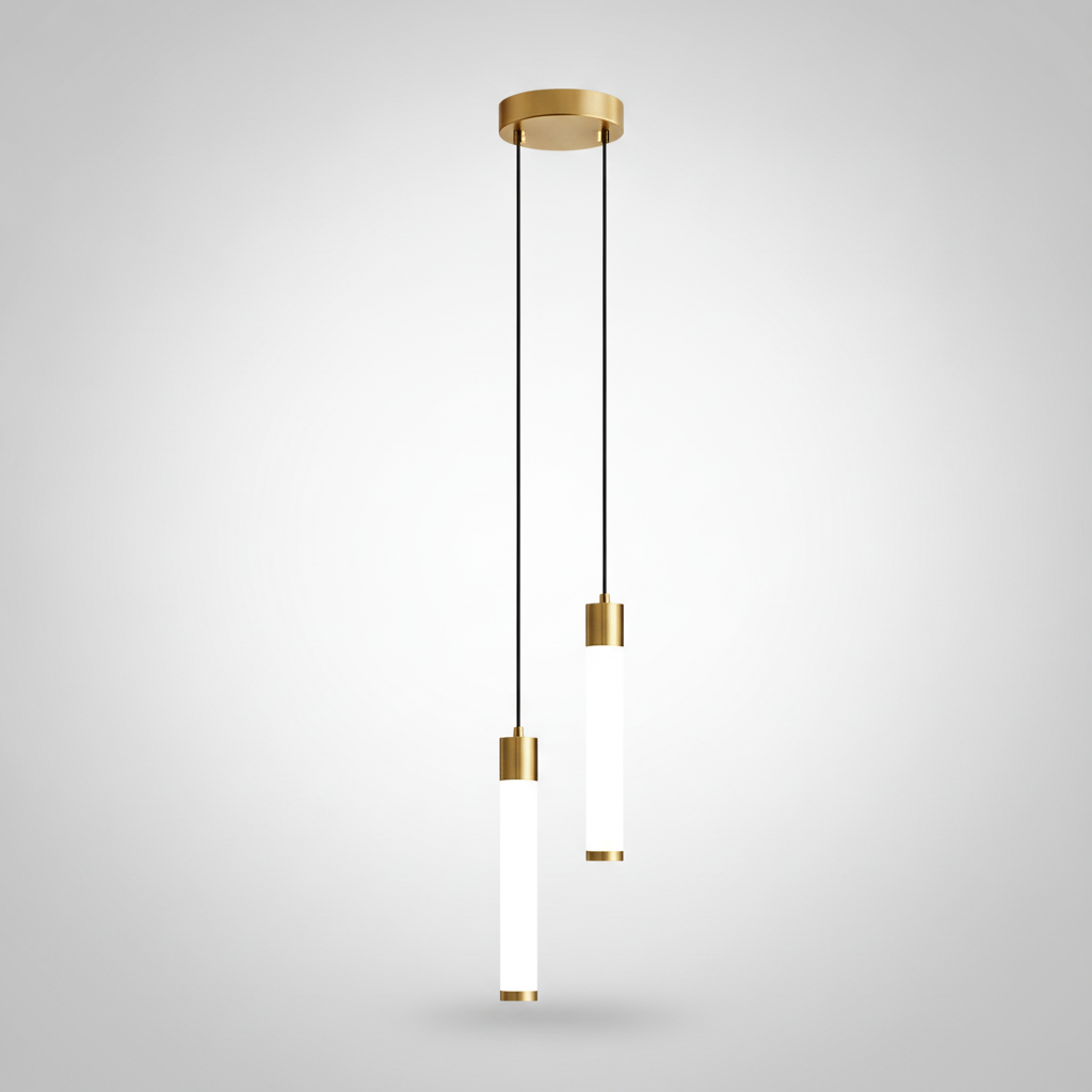 Suspension Tube en Aluminium Design Minimaliste