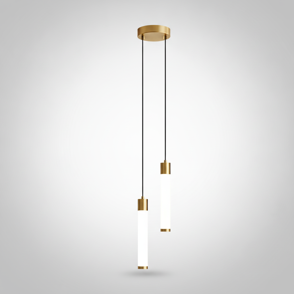 Suspension Tube en Aluminium Design Minimaliste