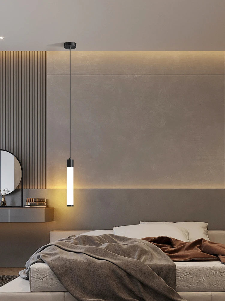 Suspension Tube en Aluminium Design Minimaliste