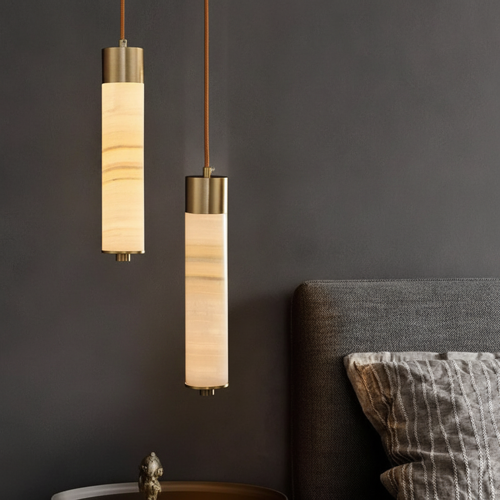 Suspension Tube en Aluminium Design Minimaliste