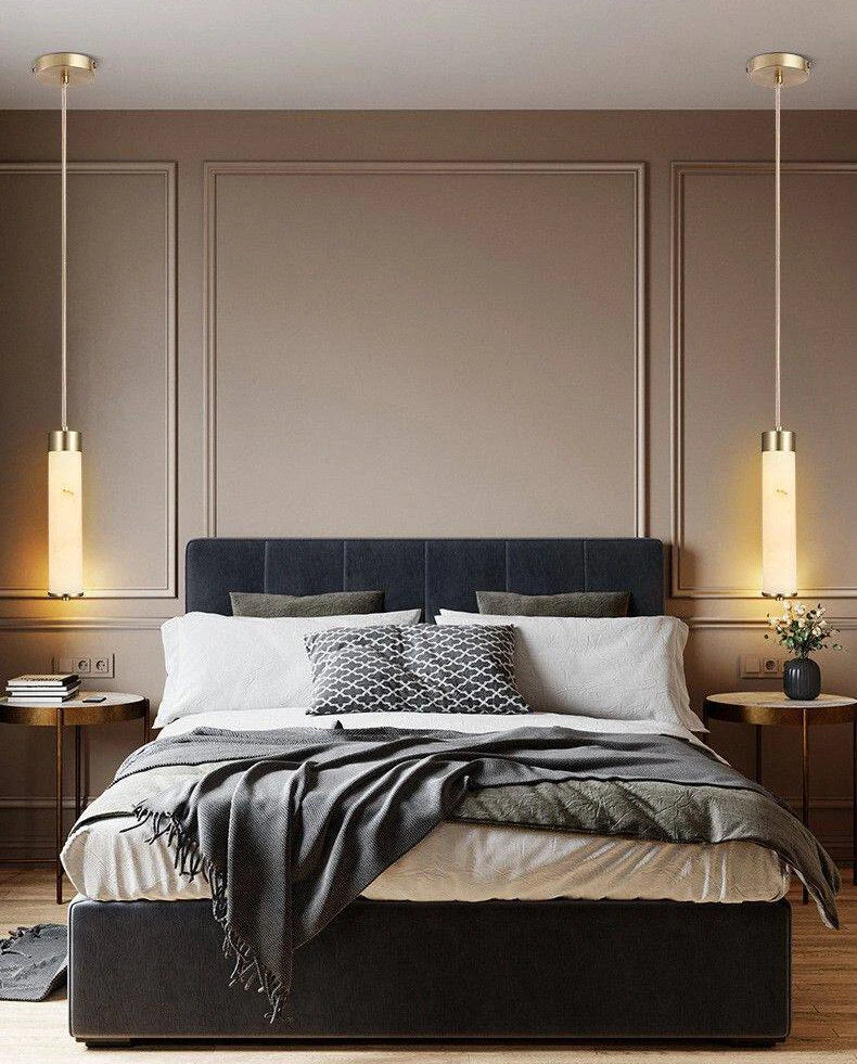 Suspension Tube en Aluminium Design Minimaliste