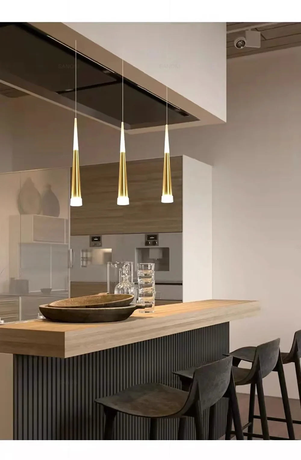 Suspension Tube en Aluminium Design Nordique